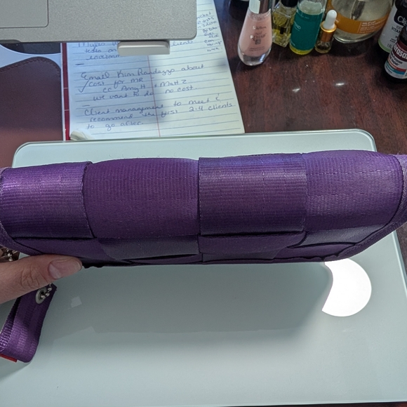 Harveys Classic Wallet in Mulberry - Picture 2 of 5